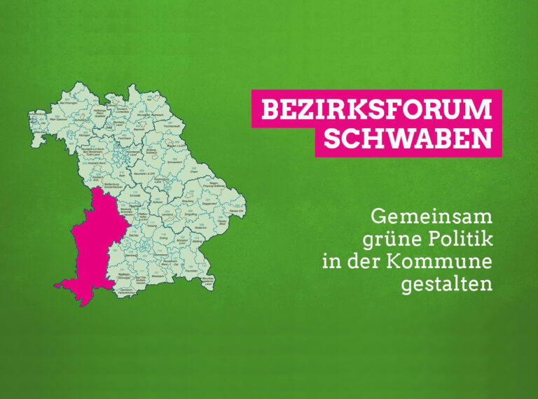Bezirksforum Schwaben – Gemeinsam grüne Politik in der Kommune gestalten – Webinar am 03.10.20
