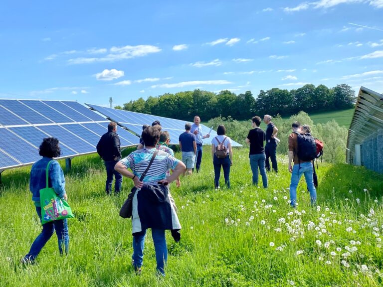 Besichtigung des Solarparks Bellenberg