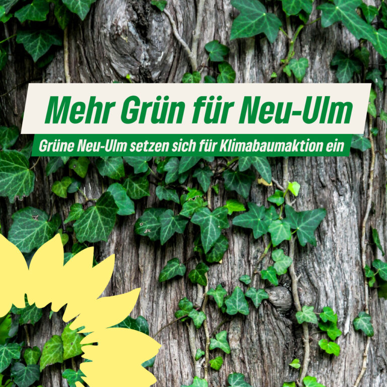 Klimabaumaktion für Neu-Ulm: Gemeinsam für ein besseres Stadtklima